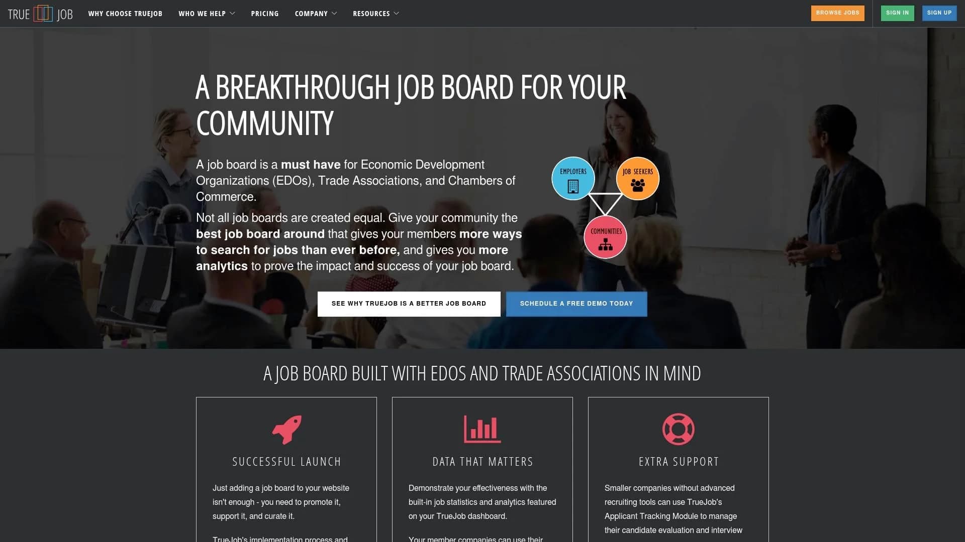 TrueJob screenshot