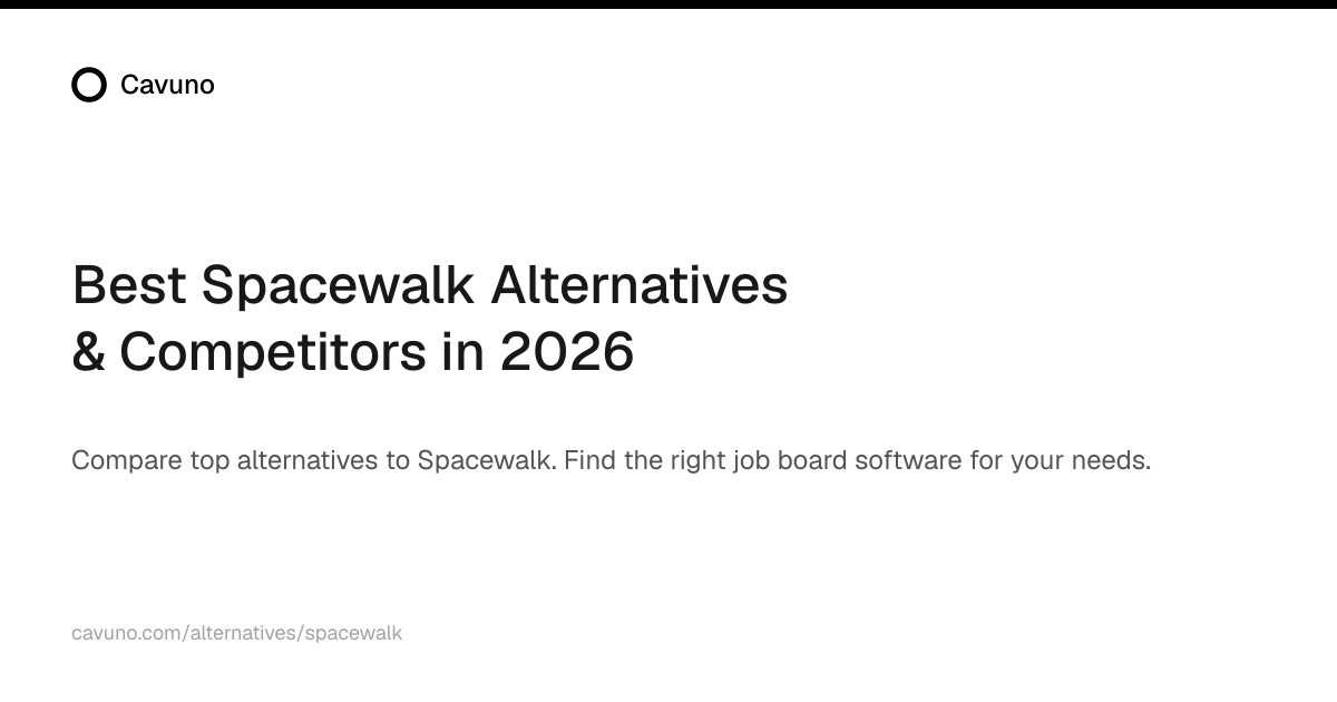 Best Spacewalk Alternatives & Competitors in 2026 | Cavuno